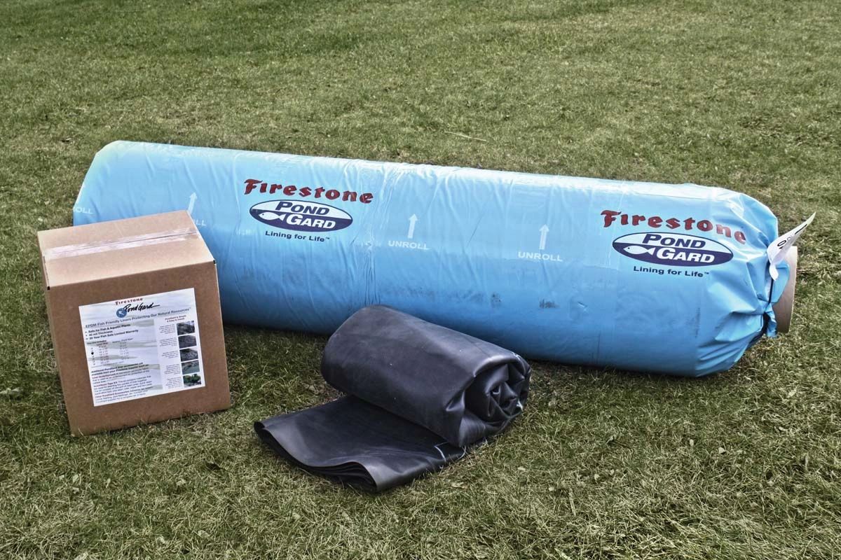 Firestone PondGard Pond Liner 45 mil, ultraviolet stabilized flexible